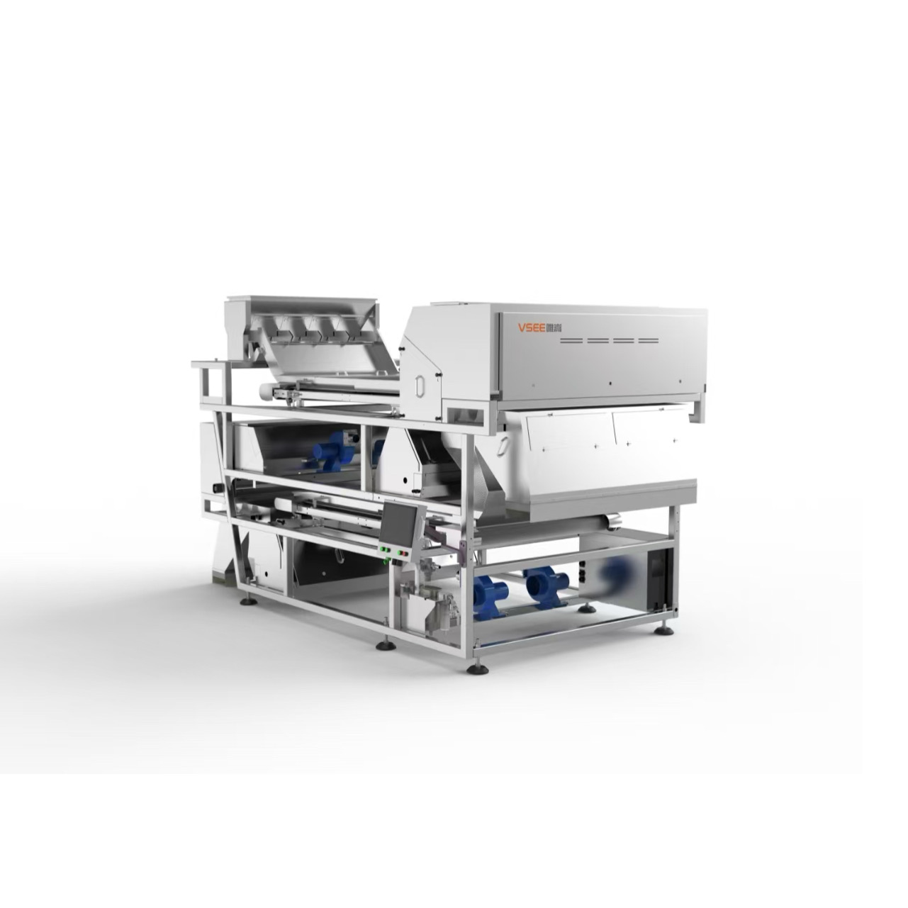 Industrial-Grade Stainless Steel Belt-Type Color Sorter for Nuts, Grains & Seeds
